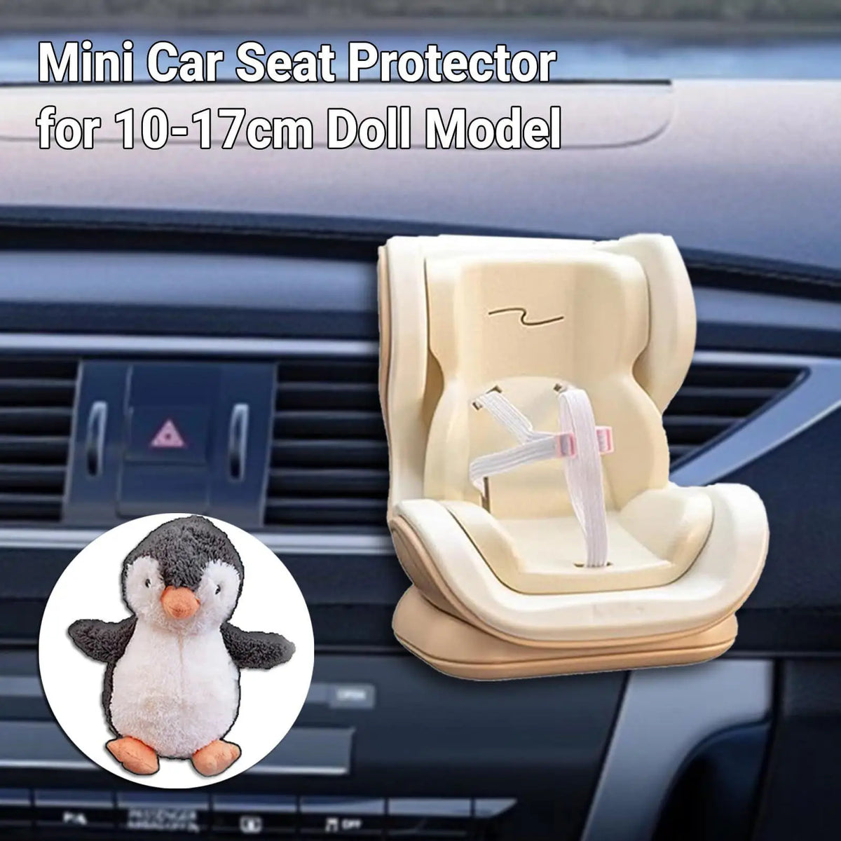 Mini Doll Car Seat Plush Toy