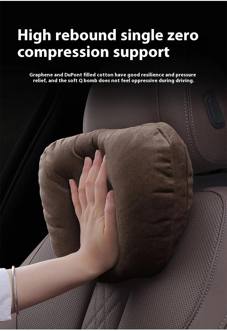 Suzuki Car Headrest & Waist Pillow - Beige Headrest
