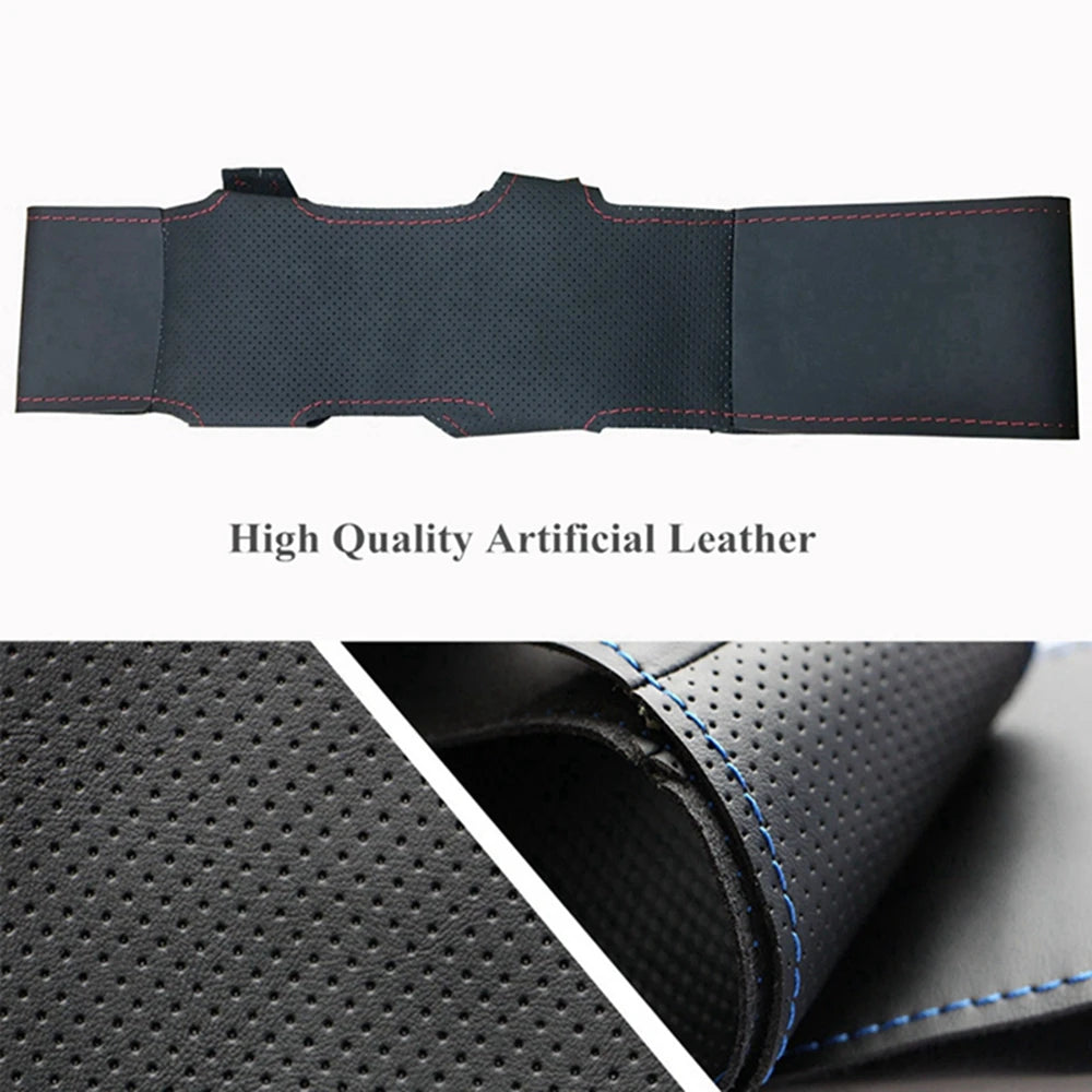 Dodge Hand-Stitched Leather Steering Wheel Cover