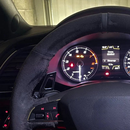 Cupra Suede Braided Steering Wheel Cover