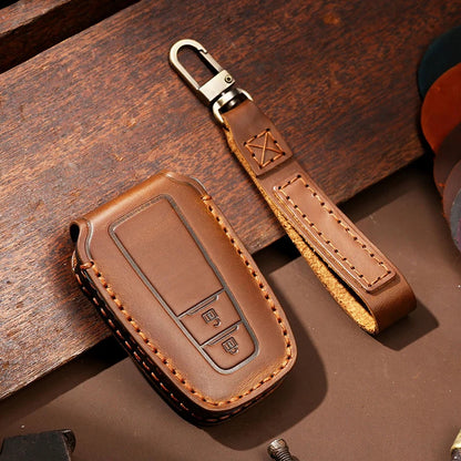 Toyota Leather Car Key Fob Cover – Camry, Corolla, RAV4 & More