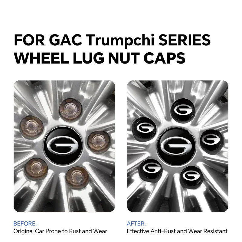 20PCS Wheel Lug Nut Caps for GAC Trumpchi M8 GS4 GS3 GS8 M6