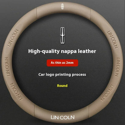 Lincoln Leather Steering Wheel Cover