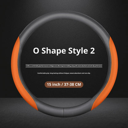 Jetour Nappa Leather Steering Wheel Cover - Round Shape / Style 2