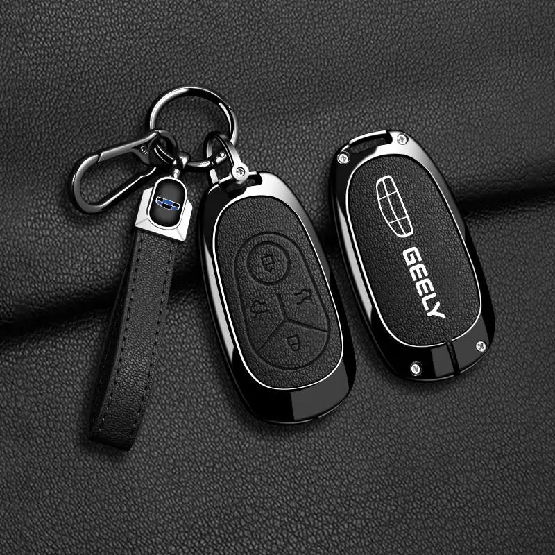 Geely EX2 & Proton e.MAS 5 Zinc Alloy Key Case with Keyring
