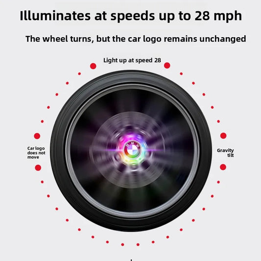 BMW Magnetic Levitation LED Wheel Hub Lights