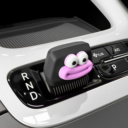 Geely EX2 / Proton e.MAS 5 Silicone Gear Shift Cover - Geely star wish - obsidian black [purple - sausage mouth] gear shif…