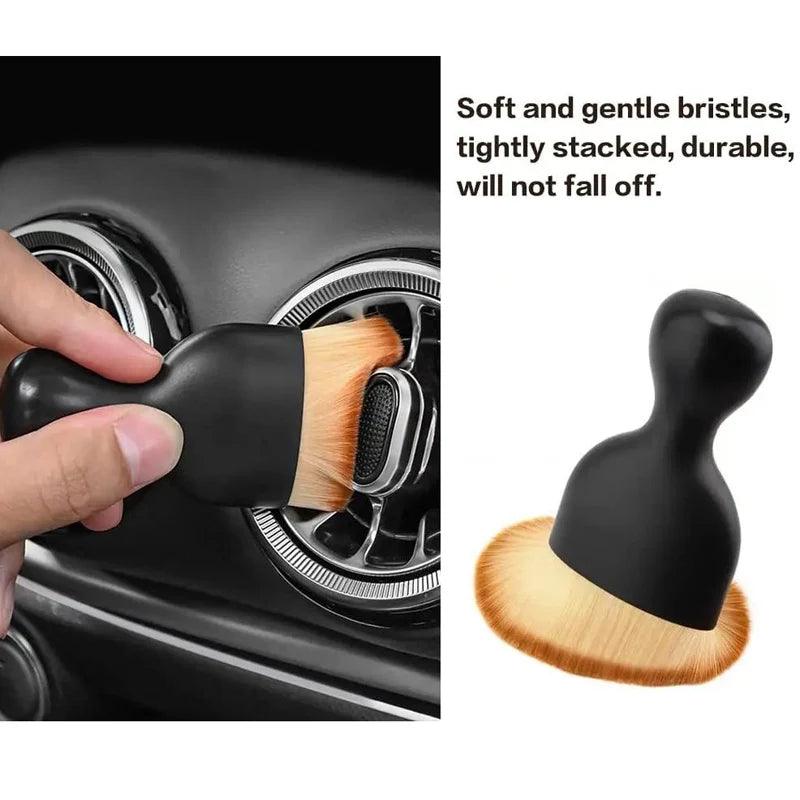 Camellia Flower Car Interior Detailing Brush - AC Vent Crevice Dust