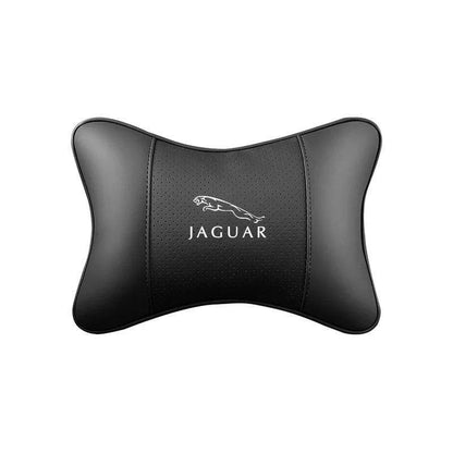 Jaguar Leather Neck Pillow – F-Pace, XF, XJ, I-Pace, XE, E-Pace & More - TZ-Black