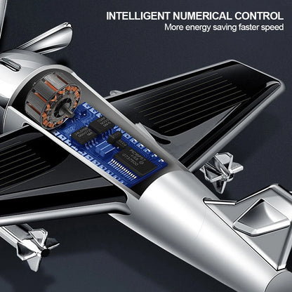 Solar Airplane Car Air Freshener – Dashboard Decoration