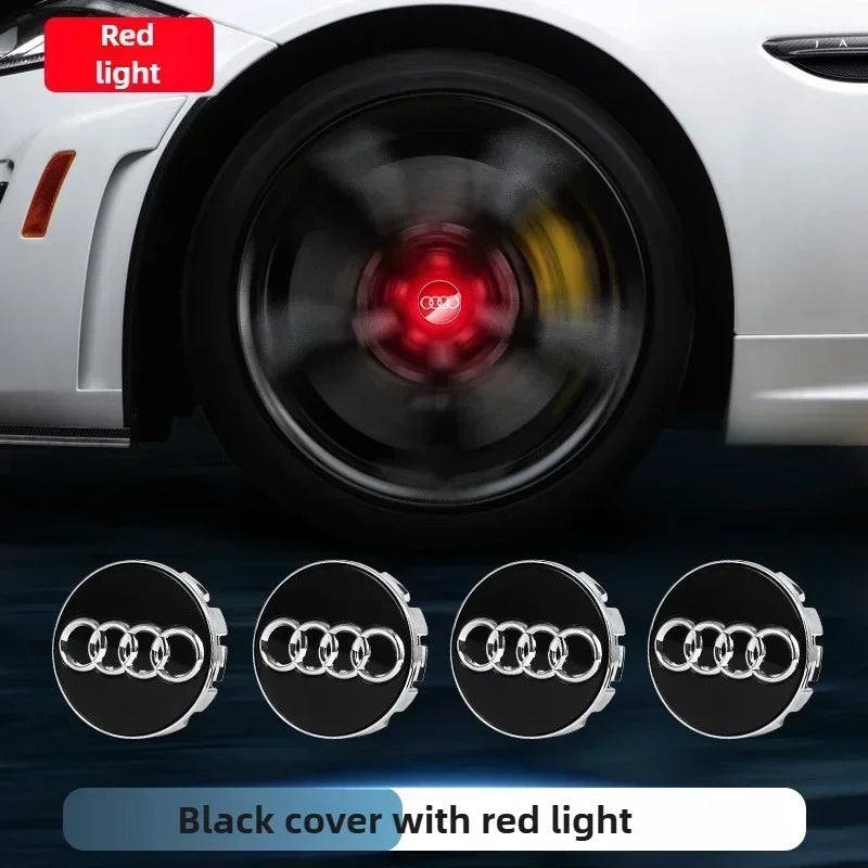 Audi LED Hub Center Caps