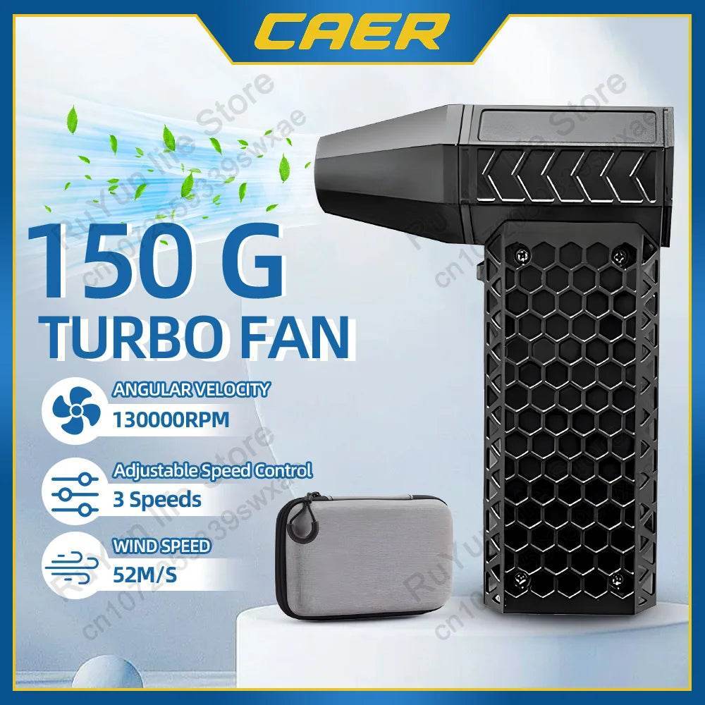 Turbo Jet Mini Air Blower – Handheld Dust Blower with Storage Bag - 