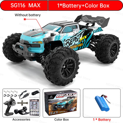 RC 4WD Drift Car, High-Speed Racing (80/40KMH) - SG116 PRO 1B FB