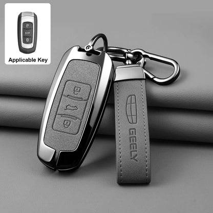Alloy Remote Key Case for Geely Emgrand 7 EX7 GT GC9 GX3 Atlas GS