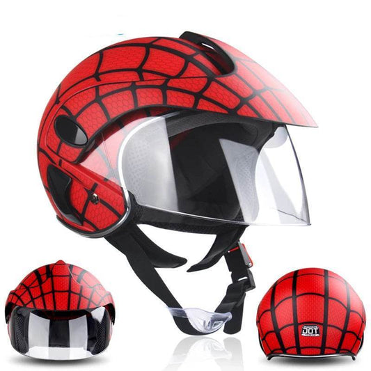 Kids Motorcycle & Motocross Helmet (3–9 Years) – ABS Unisex Safety Helmet for Dirt Bike, Bicycle, ATV & Downhill Riding - Purple