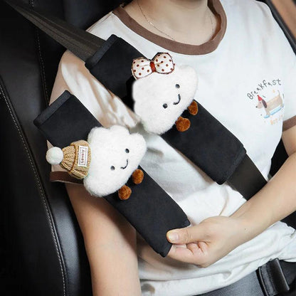Cartoon Cloud Car Seat Belt Cover Shoulder Cushion Pad Child Safety