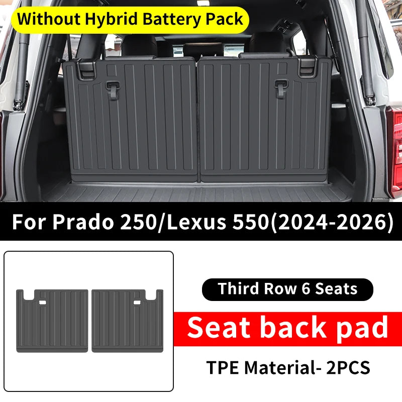 Toyota Prado and Lexus GX550 Seat Back Protector - B 3rd Row 6 Seats