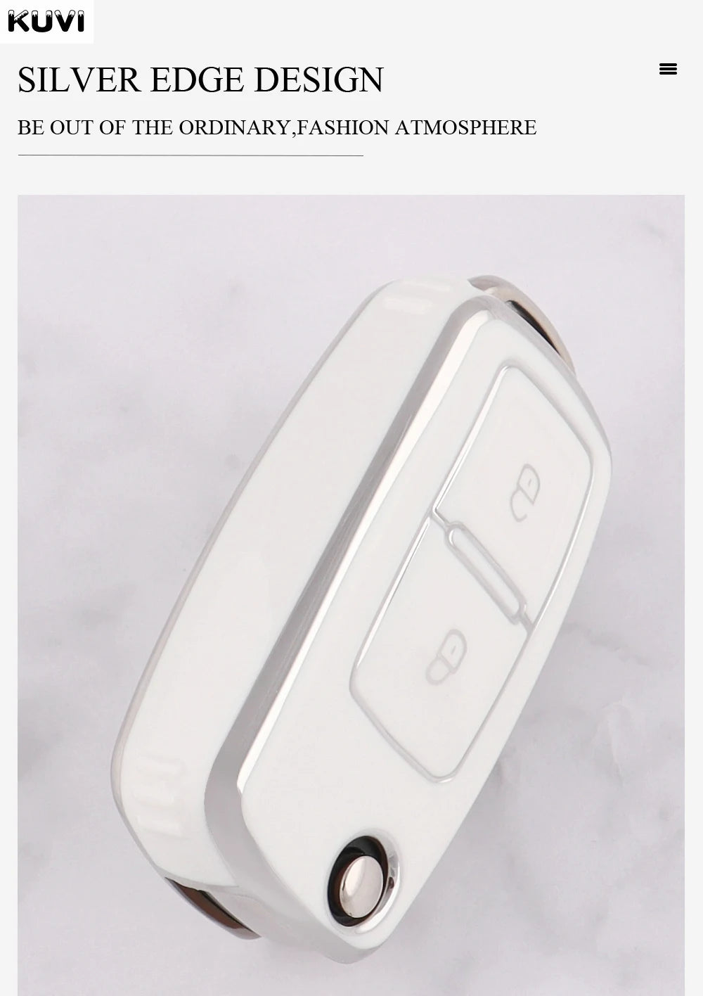 VW Polo, Golf MK4–MK6 & Passat TPU Key Case — 2 or 3 Button