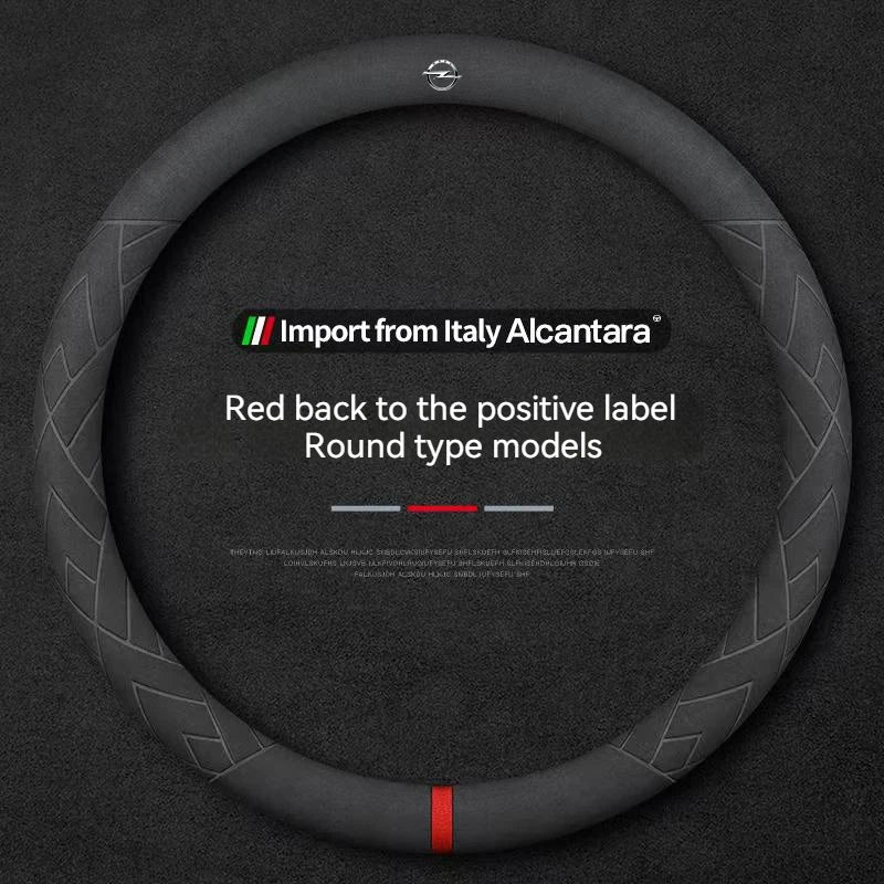 Opel Suede Leather Steering Wheel Cover