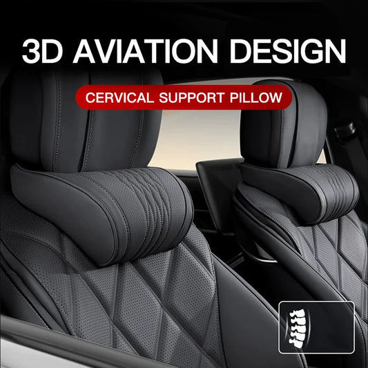 Universal Adjustable Car Headrest & Lumbar Pillow