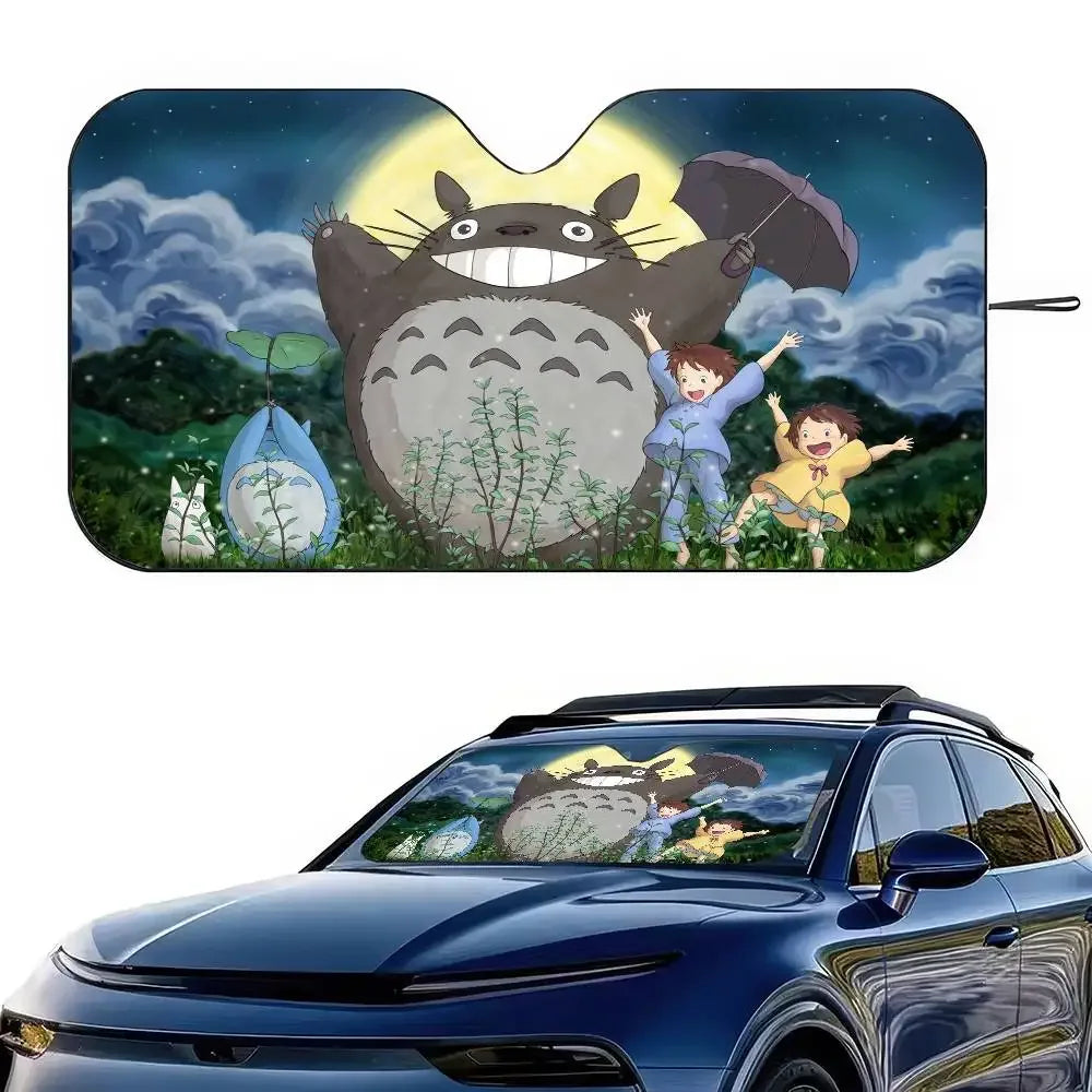 Studio Ghibli Totoro Car Windshield Sunshade - UV Protection Visor - G