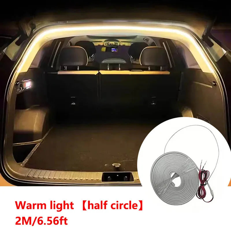 LED Trunk Ambient Light Strip with Auto-Sensing, Wire-Free Install