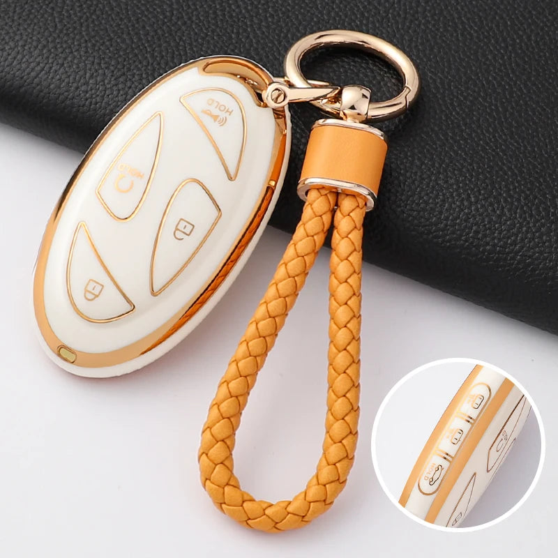 Soft TPU Key Case Cover Shell Hyundai Ionic 6 Grandeur GN7 Kona EV