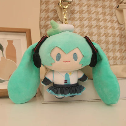 Kawaii Anime Girl Plush Keychain 13-18cm Soft Pendant Keyring
