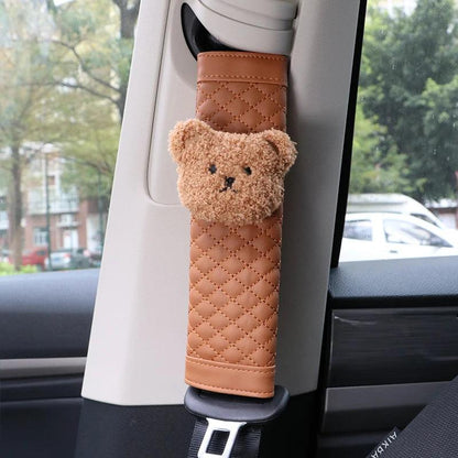 Children's Bear Car Seatbelt Cushion Cover