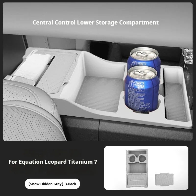 BYD Ti7 Lower Centre Console Silicone Storage Box
