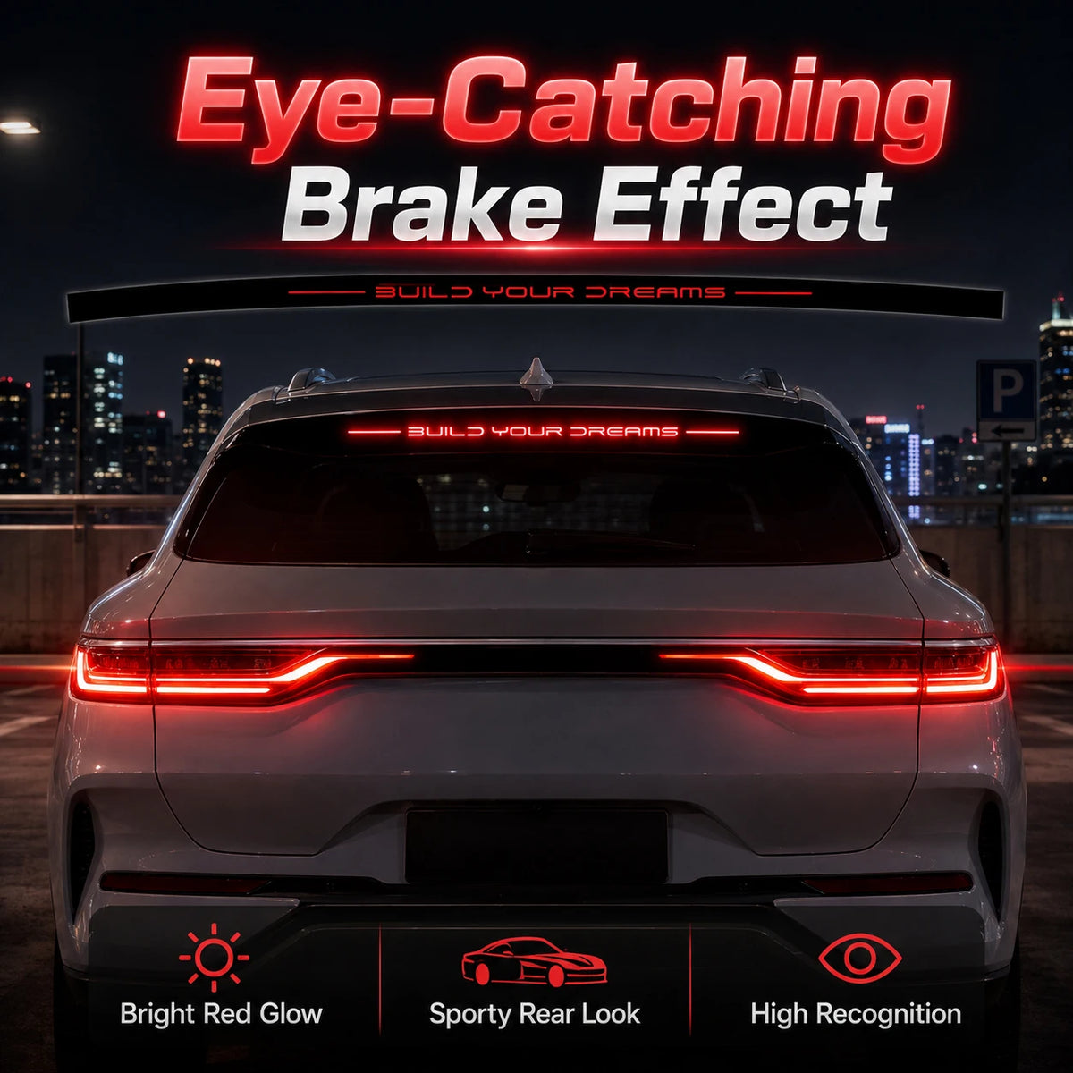 BYD Seal U and Song Plus Third Brake Light Decal
