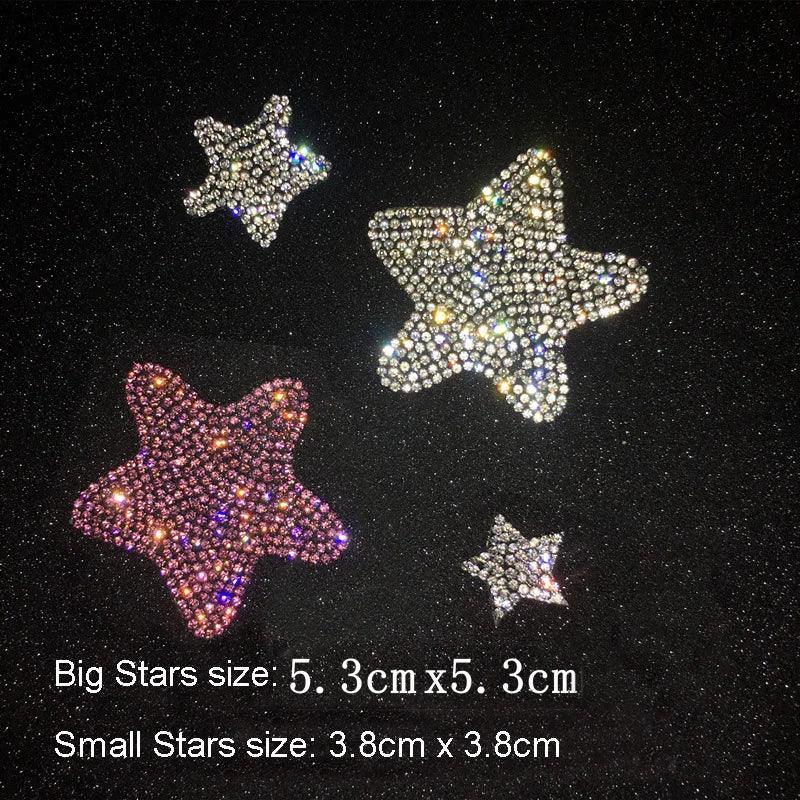 Bling Diamond Crystal Car Stickers Anti-Scratch Rhinestone Decals