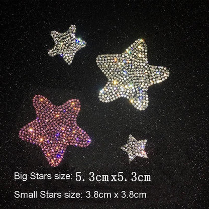 Bling Diamond Crystal Car Stickers Anti-Scratch Rhinestone Decals