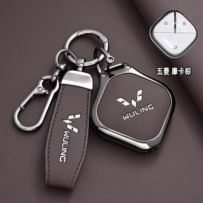 Wuling Zinc Alloy Key Case - Style 11-Brown-1PC / for Wuling
