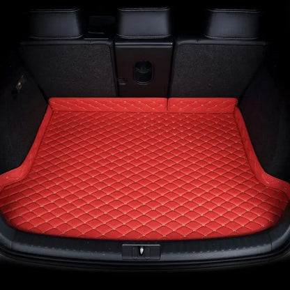 Kia Sorento Custom Floor Mats 2013-2017 5 Seat + Trunk Mat Set - high red