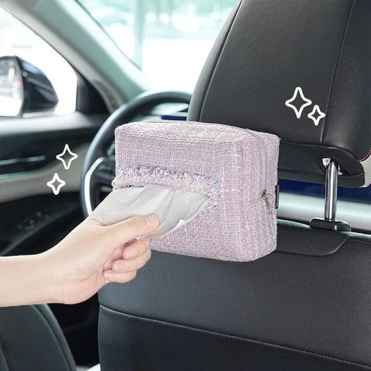 Universal Car Tissue Box Dispenser - Sun Visor Armrest Mount