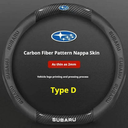 Subaru Steering Wheel Cover - Type D Black