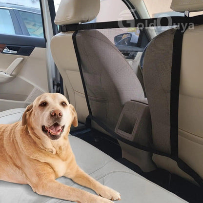 21x21" Adjustable Car Dog Barrier Net - Mesh Pet Fence Backseat