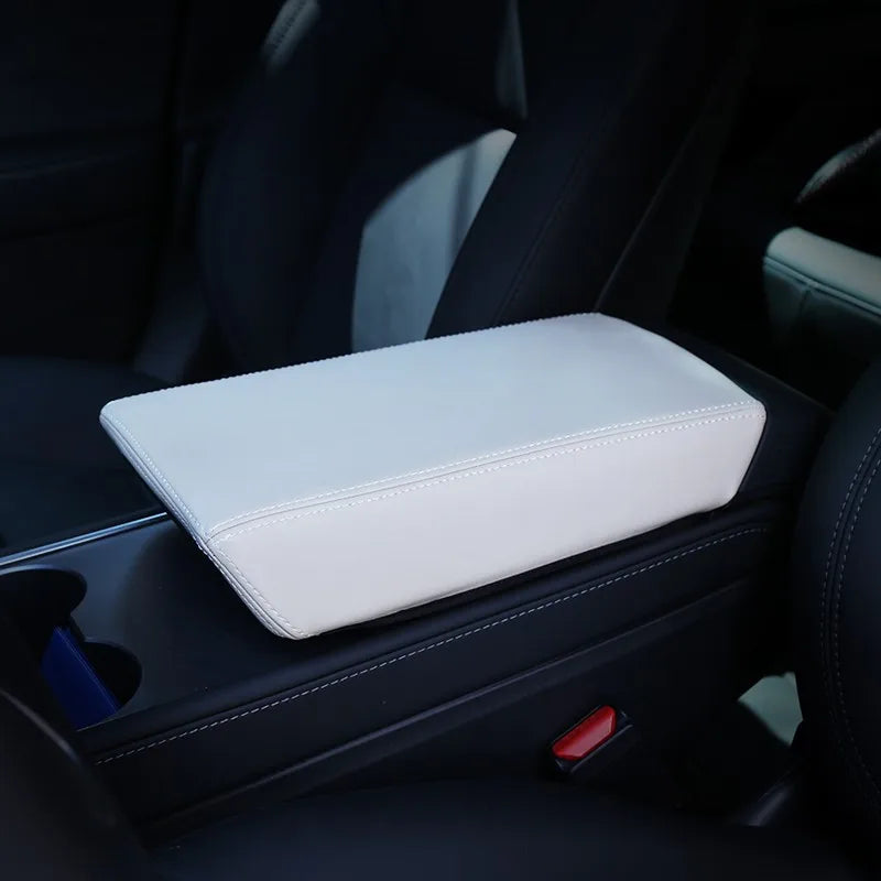 Tesla Model 3 & Model Y Armrest Cushion Cover - Black black line