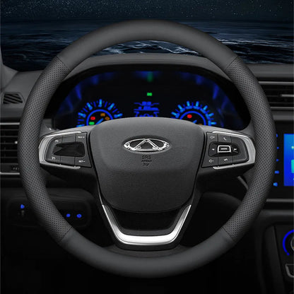Ultra-Thin Leather Universal Steering Wheel Cover
