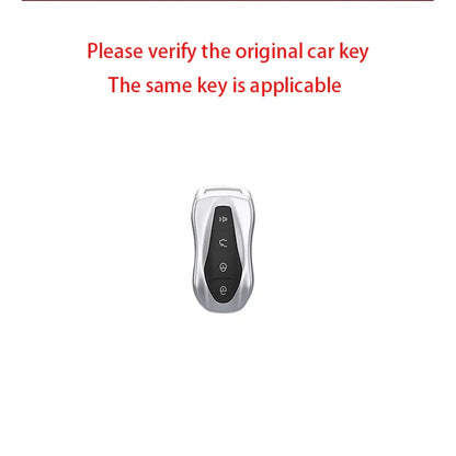 Metal Car Key Fob Cover For Geely Tugella Azkarra Xingyue Boyue