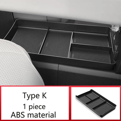 For BYD Ti7 Leopard Titanium 7 Accessories 2025 2026 Center Console Storage Box Double Layer Silicone Water Cup Storage Bo…