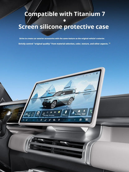 BYD Ti7 Silicone Screen Frame and Mirror Cover