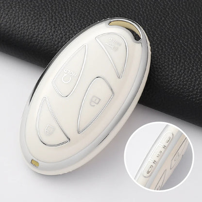 Soft TPU Key Case Cover Shell Hyundai Ionic 6 Grandeur GN7 Kona EV