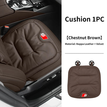 Audi Seat Covers | Universal Front & Rear Cushion Protectors - Cushion Mocha Brown