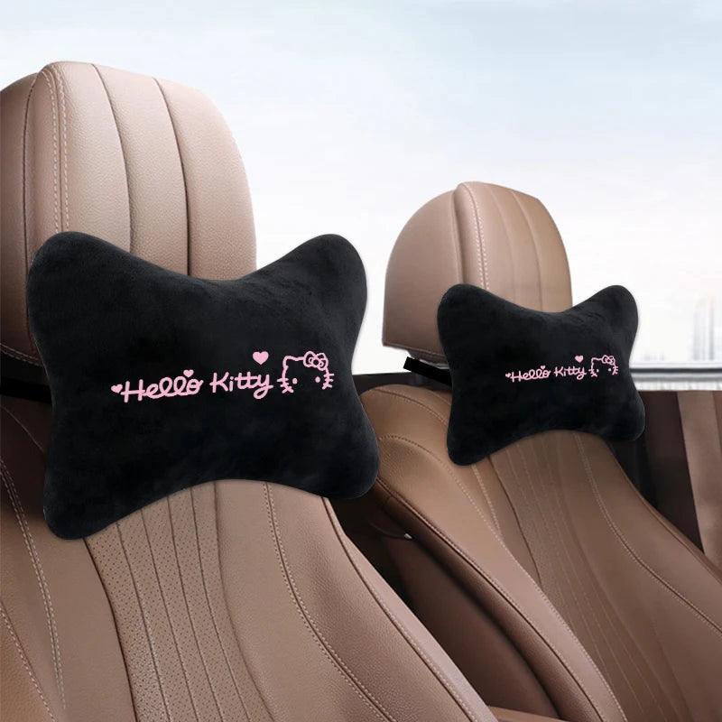 Hello Kitty Neck Support Pillow Auto Headrest Car Seat Cushion