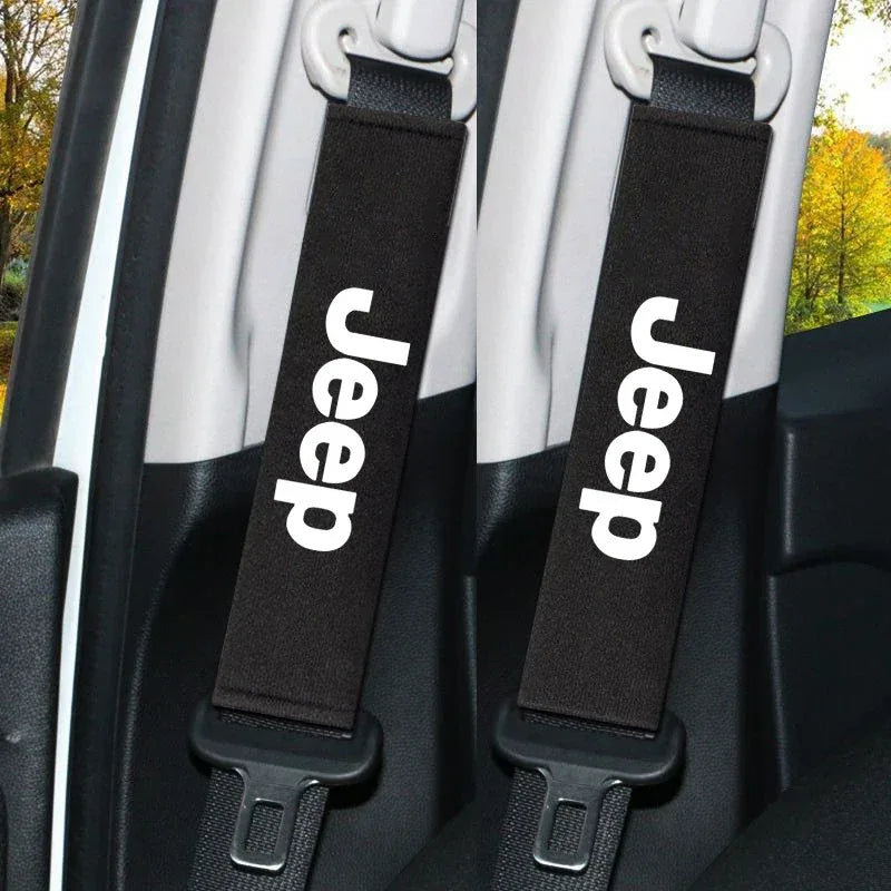 Jeep Neck Pillow & Seat Belt Shoulder Pad - 2PCS Seat Belt Pad