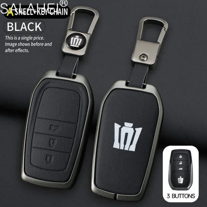 Toyota Key Cover - Zinc Alloy Case - B-black keychain
