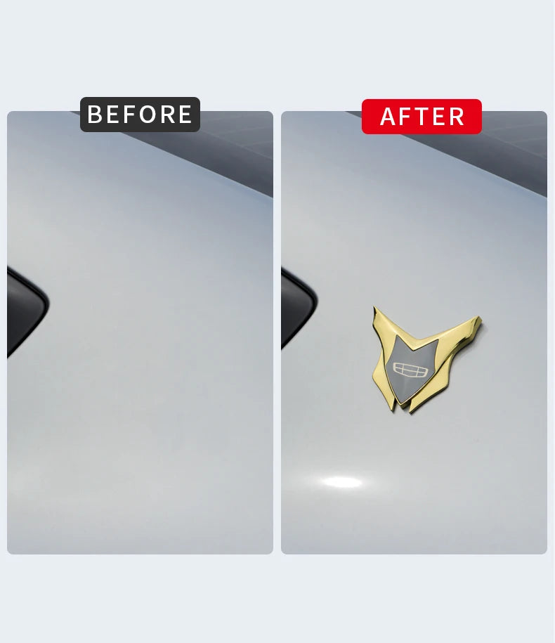 Geely 3D Metal Emblem Stickers for Atlas Pro, Xingyue L & Boyue