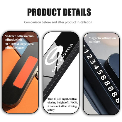 GAC Motor Parking Card for Aion Y V Trumpchi GS3 GS4 GS5 GS8 Models